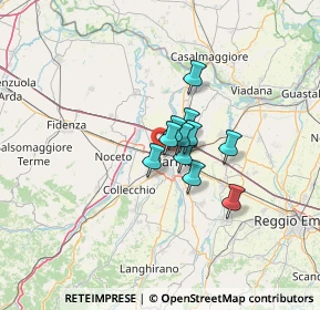 Mappa 43126 Parma PR, Italia (7.25182)