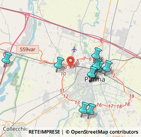 Mappa 43126 Parma PR, Italia (3.69364)