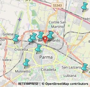 Mappa Via Novara, 43122 Parma PR, Italia (2.17273)
