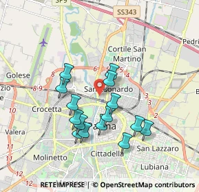 Mappa Via Novara, 43122 Parma PR, Italia (1.58933)