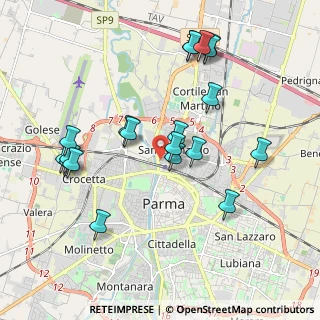 Mappa Via Novara, 43122 Parma PR, Italia (2.038)