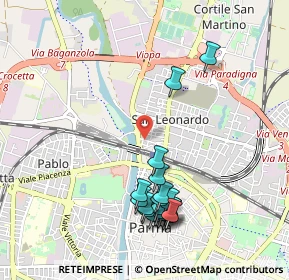 Mappa Via Novara, 43122 Parma PR, Italia (1.072)