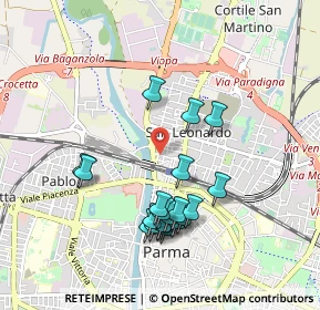 Mappa Via Novara, 43122 Parma PR, Italia (0.917)