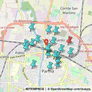 Mappa Strada Alessandria, 43122 Parma PR, Italia (0.81)
