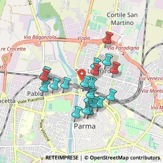 Mappa Strada Alessandria, 43122 Parma PR, Italia (0.7875)