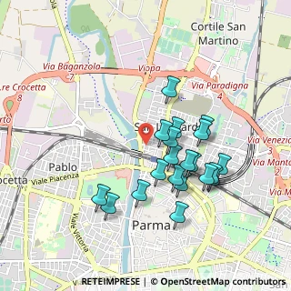 Mappa Strada Alessandria, 43122 Parma PR, Italia (0.854)