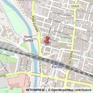 Mappa Strada Alessandria, 30A, 43122 Parma, Parma (Emilia Romagna)