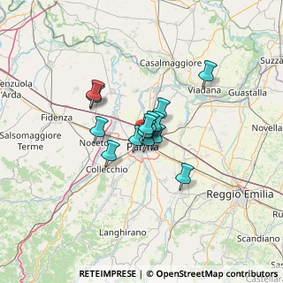 Mappa Strada Alessandria, 43122 Parma PR, Italia (7.66571)