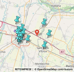 Mappa E35, 43122 Parma PR, Italia (7.25533)