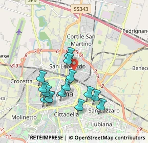 Mappa Via Firenze, 43122 Parma PR, Italia (1.79643)