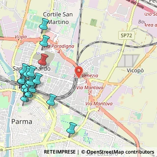 Mappa Via Vasco da Gama, 43122 Parma PR, Italia (1.475)