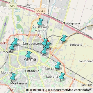 Mappa Via Vasco da Gama, 43122 Parma PR, Italia (2.22)