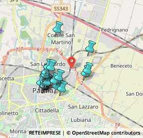 Mappa Via Vasco da Gama, 43122 Parma PR, Italia (1.6335)