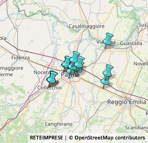 Mappa Via Vasco da Gama, 43122 Parma PR, Italia (7.81154)