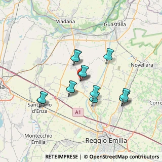 Mappa Via Giacomo Matteotti, 42024 Castelnovo di Sotto RE, Italia (6.10571)