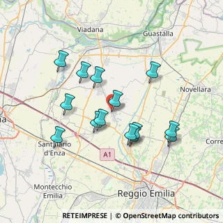 Mappa Via Giacomo Matteotti, 42024 Castelnovo di Sotto RE, Italia (6.70071)