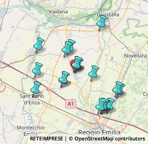 Mappa Via Giacomo Matteotti, 42024 Castelnovo di Sotto RE, Italia (6.81667)