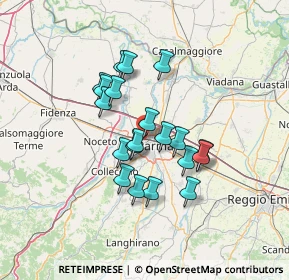 Mappa Via Giorgio Sidney Sonnino, 43126 Parma PR, Italia (10.8145)