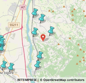 Mappa SP 134, 15051 Villalvernia AL (6.39357)