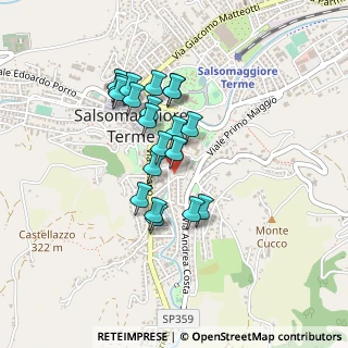 Mappa Via Magnaghi, 43039 Salsomaggiore Terme PR, Italia (0.356)