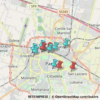 Mappa Via Alessandria, 43122 Parma PR, Italia (1.23364)