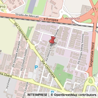 Mappa Via Vittorio Emanuele Orlando, 15A, 43126 Parma, Parma (Emilia Romagna)