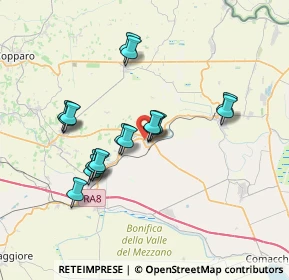 Mappa Via Paolo Borsellino, 44025 Massa Fiscaglia FE, Italia (6.38588)