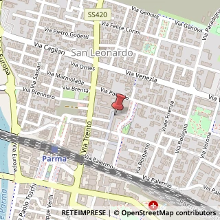 Mappa Piazza Giancarlo Rastelli, 47/A, 43122 Parma, Parma (Emilia Romagna)