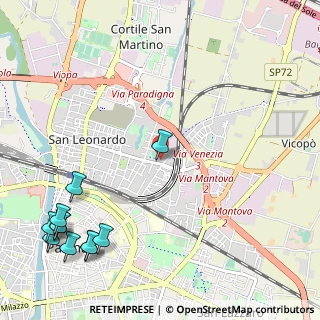 Mappa Via Venezia, 43122 Parma PR, Italia (1.59636)