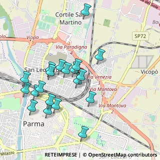 Mappa Via Venezia, 43122 Parma PR, Italia (0.977)