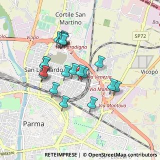 Mappa Via Venezia, 43122 Parma PR, Italia (0.8185)