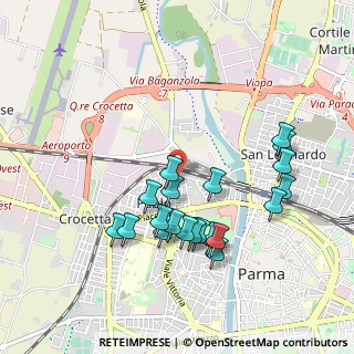 Mappa Via Savani, 43100 Parma PR, Italia (0.952)