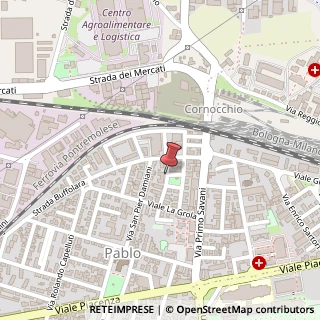 Mappa Via Cristoforo Caselli,  12, 43100 Parma, Parma (Emilia Romagna)
