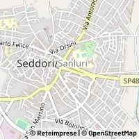 地図 Sanluri