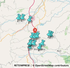 Mappa Contrada Frassia, 87043 San Marco argentano CS, Italia (6.76071)