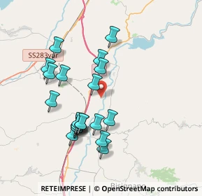 Mappa Contrada Frassia, 87043 San Marco argentano CS, Italia (3.8065)