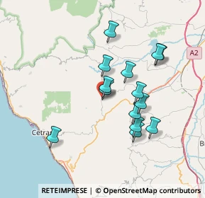 Mappa P.za Aldo Moro, 87013 Fagnano Castello CS, Italia (6.89143)