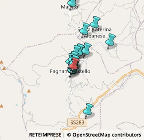 Mappa P.za Aldo Moro, 87013 Fagnano Castello CS, Italia (1.1235)