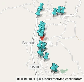 Mappa P.za Aldo Moro, 87013 Fagnano Castello CS, Italia (0.458)