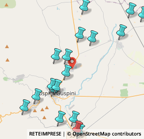 Mappa Zona Industriale Guspini, 09036 Guspini SU, Italia (5.52333)