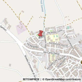 Mappa Via Mozart, 14, 09025 Sanluri, Medio Campidano (Sardegna)
