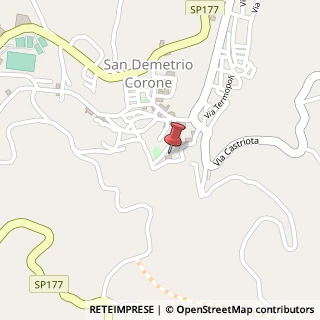 Mappa Via Roma, 8, 87069 San Demetrio Corone, Cosenza (Calabria)