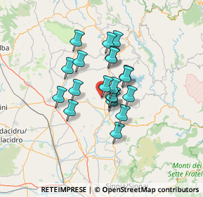 Mappa Via Conte Cao, 09040 Selegas CA, Italia (10.118)