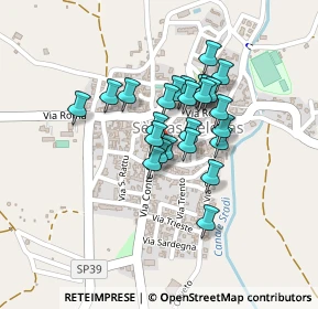 Mappa Via Conte Cao, 09040 Selegas CA, Italia (0.176)