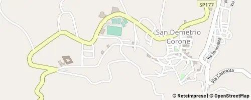 Mappa San Demetrio Corone