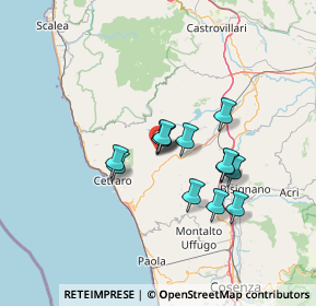 Mappa Via Roma, 87013 Fagnano Castello CS, Italia (11.30154)