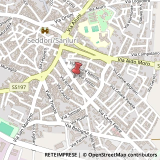 Mappa Via Carlo Felice, 208, 09025 Sanluri, Medio Campidano (Sardegna)