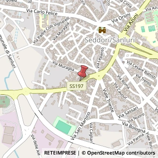 Mappa Viale Matteotti, 21, 09025 Sanluri, Medio Campidano (Sardegna)
