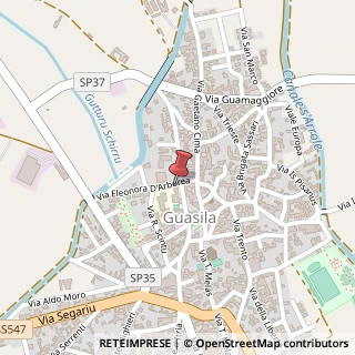 Mappa Via E. D'Arborea, 12, 09040 Guasila, Medio Campidano (Sardegna)