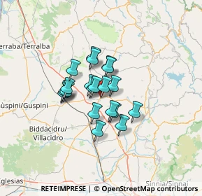 Mappa SS547, 09040 Furtei SU, Italia (9.176)